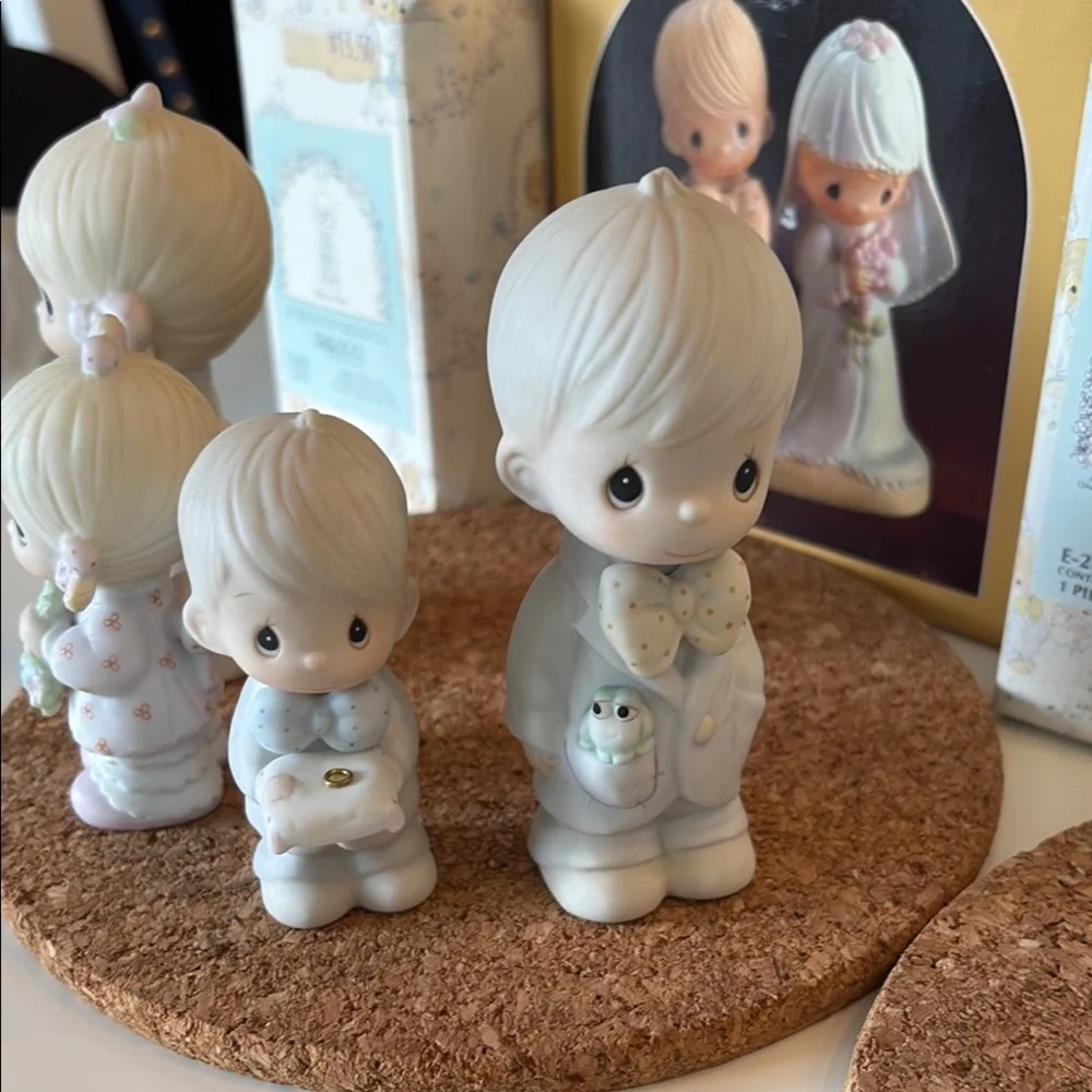 Precious Moments Wedding Collection includes Cake Topper & Wedding Party